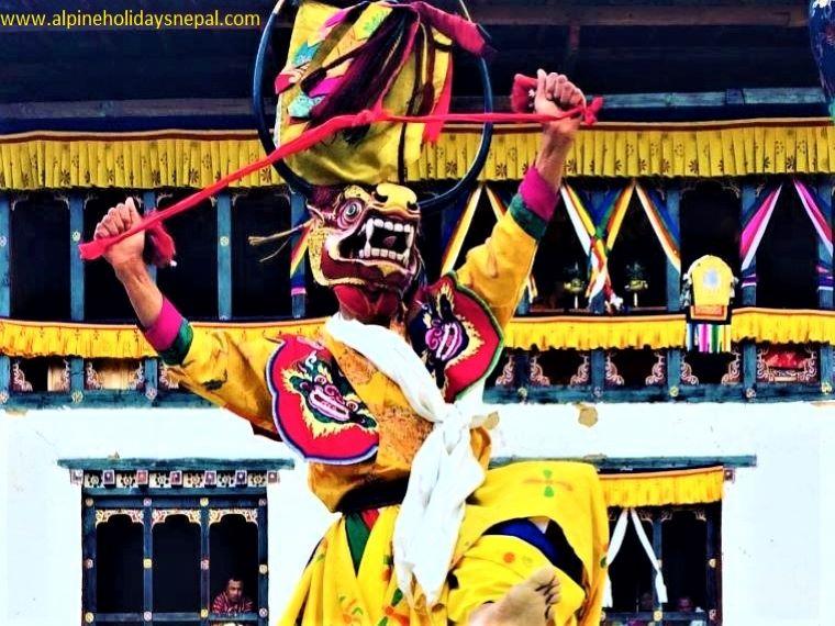 Mask Dance during Bumthang Festival