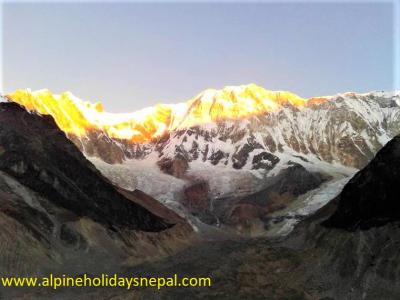 Annapurna First and Annapurna Glacier