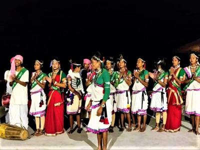 Tharu Cultural Dance in Chitwan