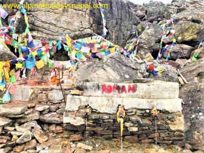 Holy Taps made by Lord Shiva's Trident in Gasaikunda Lake