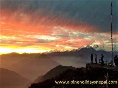 View from Lauribinayak