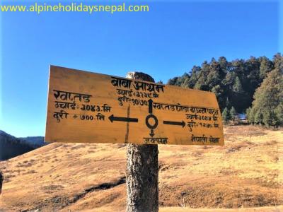 Well Managed Signage in Nepali Language