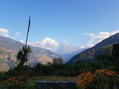 View from Gurung Lodge, Majgoan