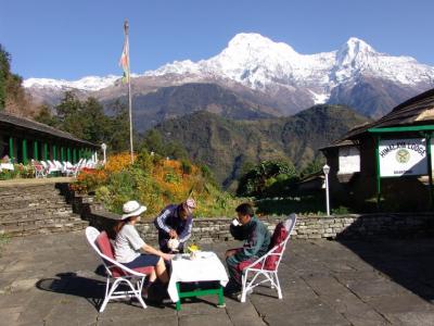 Breakfast at Himalayan Lodge, Ghandruk
