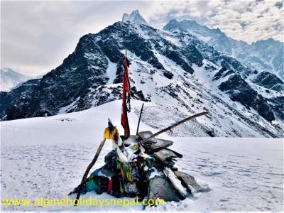 Mardi Himal Base Camp at 4,500 m