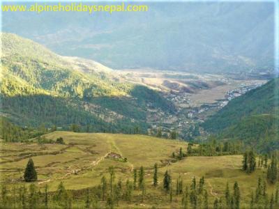 Backward View of Jumla Valley from near Danfe Lagna Pass