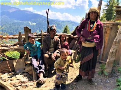 Local people in Murma Village, near Rara Lake
