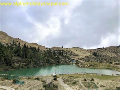 Holy Dumba Lake in Jomsom
