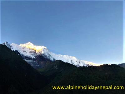 Annapurna II from Upper Pisang