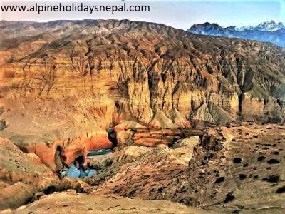 Landscape in Upper Mustang